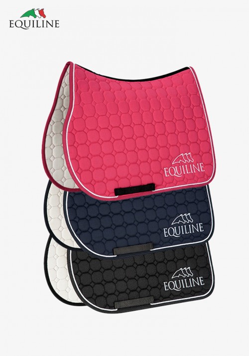 Equiline - Octagon Fuxia Outline saddle pad