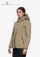 Cavalleria Toscana - Women's Hooded Performance Shell Jacket with Qullted Lining