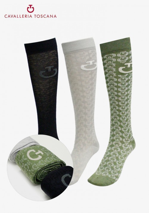 Cavalleria Toscana - CT Motif 3pack Socks