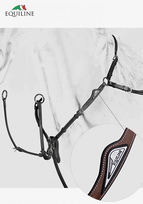 Equiline - Breastplate with removable martingale