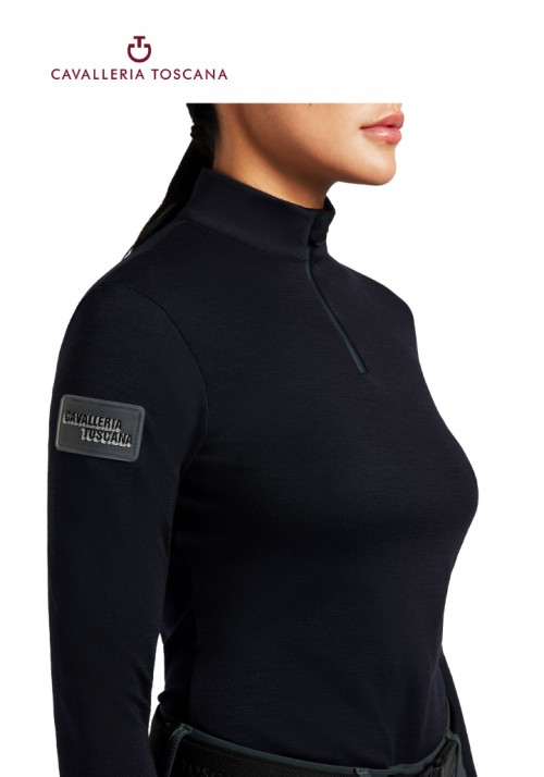 Cavalleria Toscana - CT Tech Wool Half Zip Training