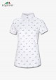 Equiline - Women&#039;s comp polo shirt s/s Plum