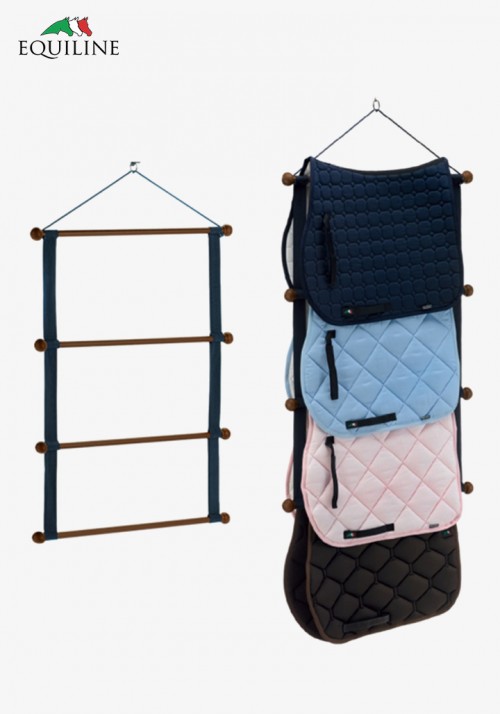 Equiline - Wooden luxury saddle pads rack
