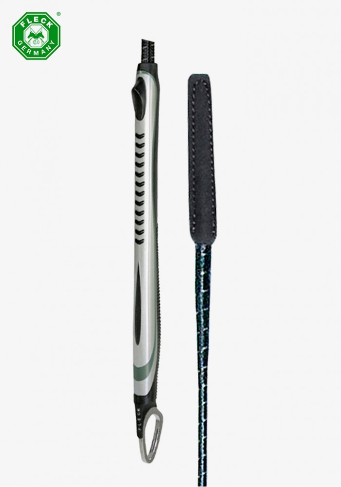 Fleck - IMPULS! DeLuxe, Nylon weave with ErgoBalance grip, flexible whip shaft, nubuk-leather thong, 44“-56“