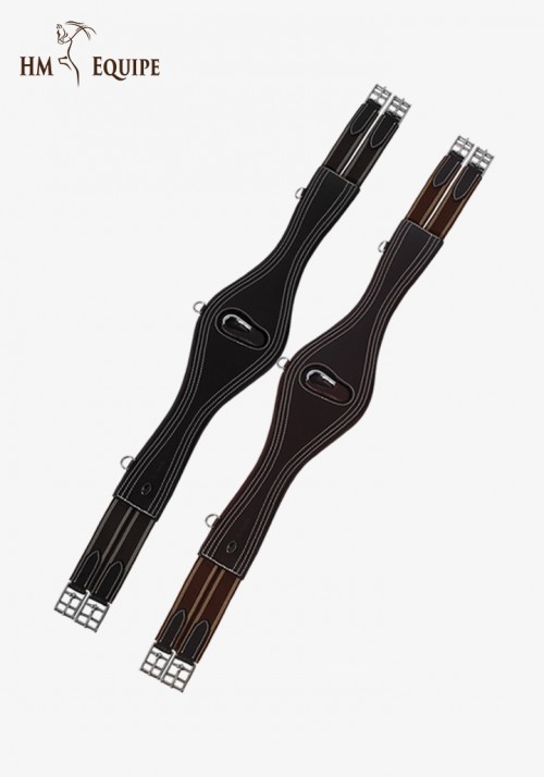 HM Equipe - Jumping leather Girth MARS