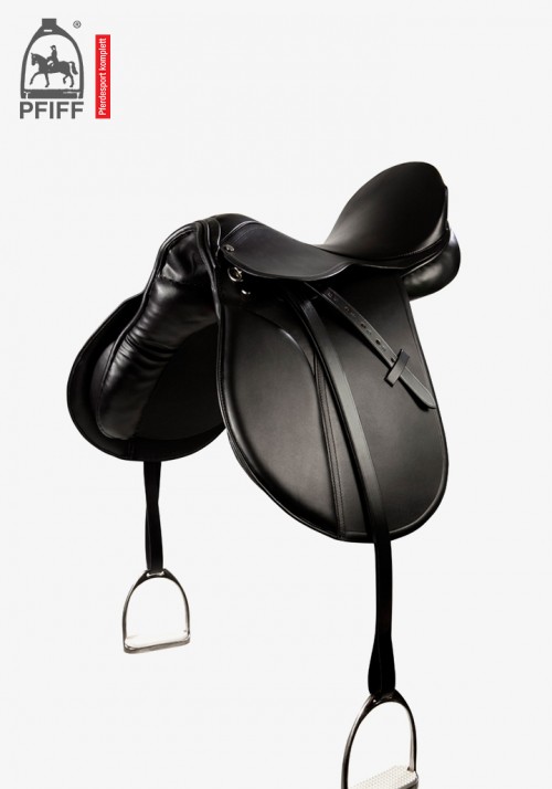 Pfiff - All purpose saddle 'Beauty' incl. stirrup-leather and stirrups